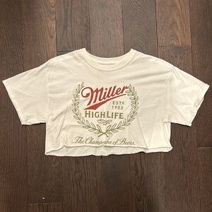 Miller High Life Cropped TShirt